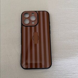IPhone 16 Pro Max Brown Stripe Case